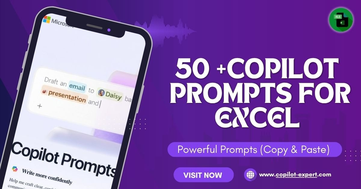 Copilot Prompts for Excel