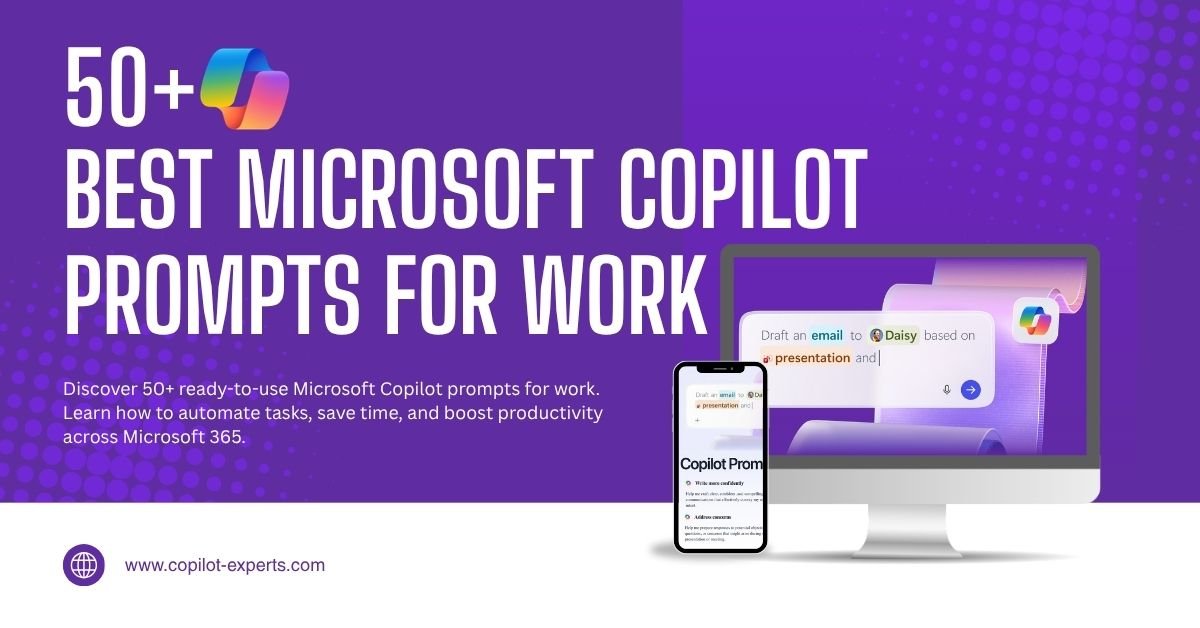 Copilot Prompts for Work