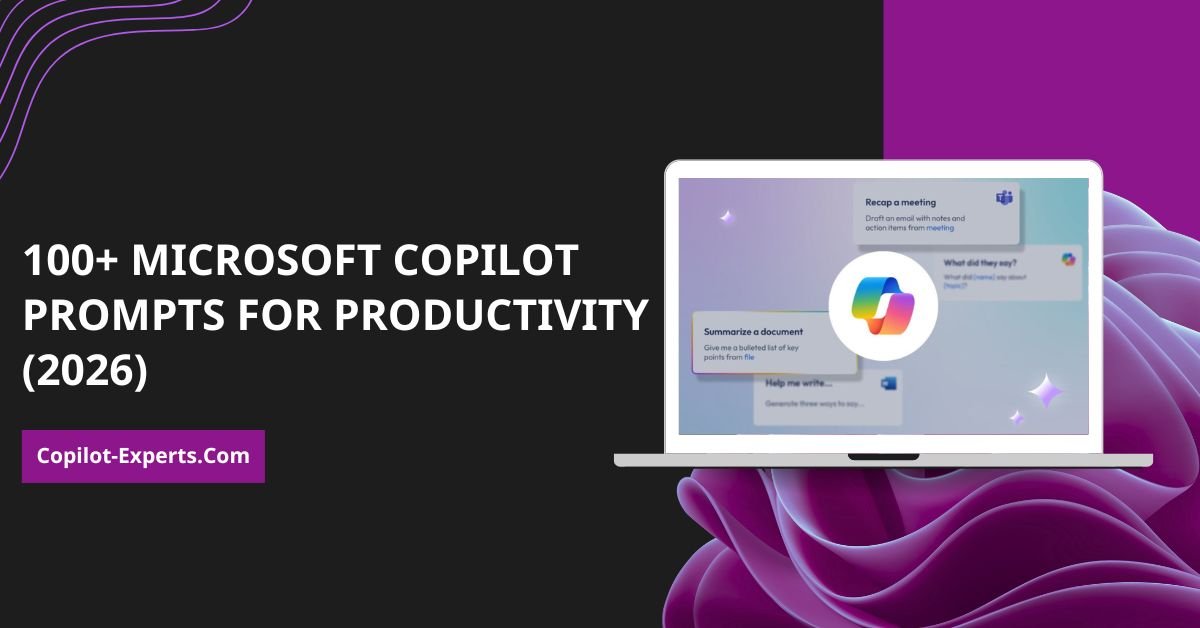 Microsoft Copilot Prompts for Productivity